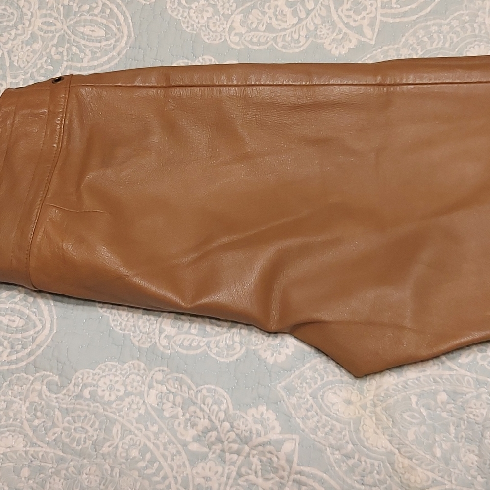 Brown Leather Pants